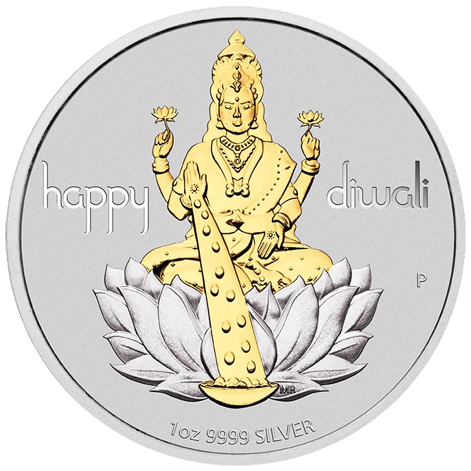 The Festival Of Lights Ust Got Even Brighter With The Diwali Gilded 1oz Silver Medallion