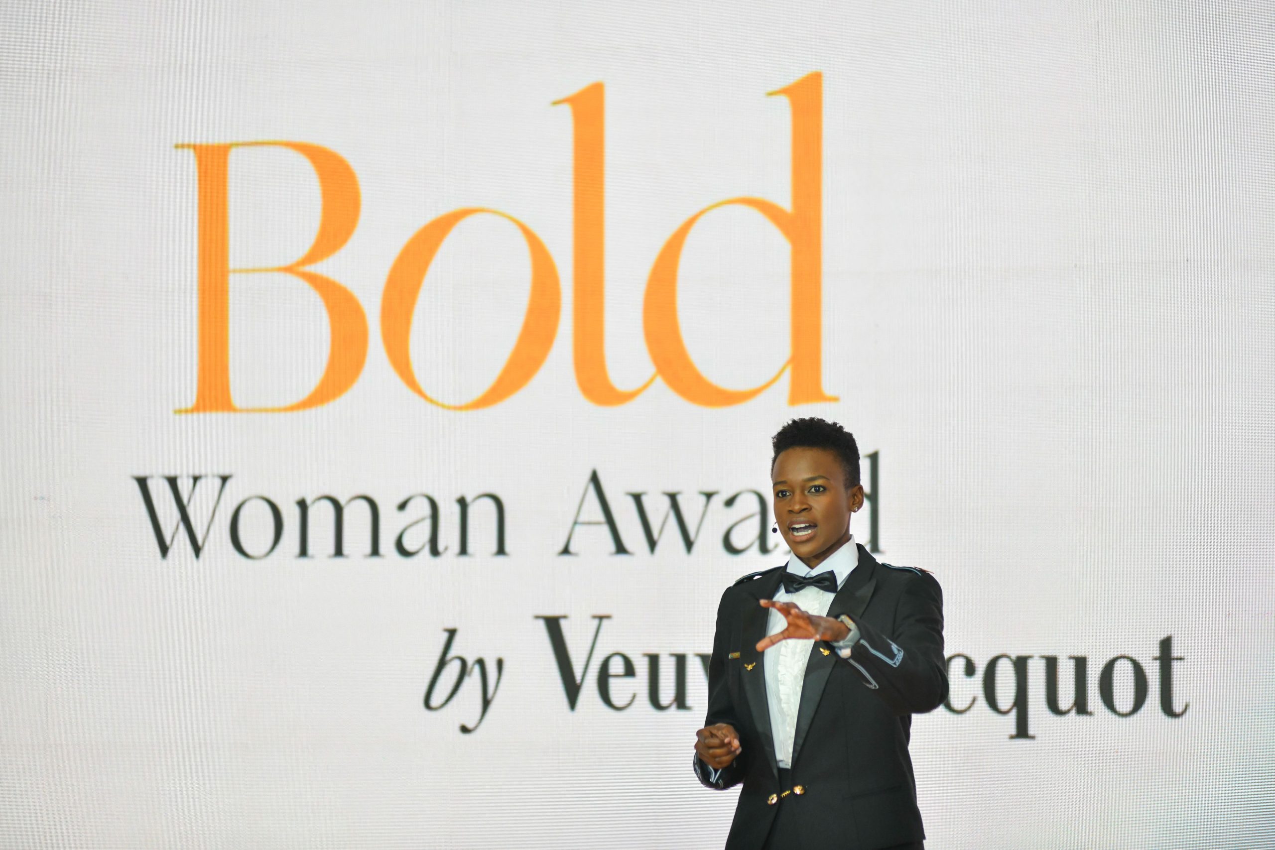 #6. Veuve Clicquot Bold Woman Award_event_ceremony_major Mandisa Mfeka